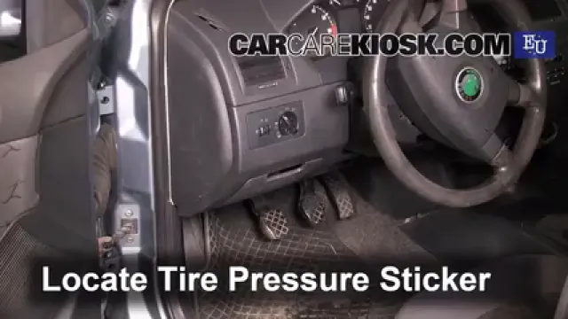 2004 Skoda Fabia Ten 1.2L 3 Cyl. Tires & Wheels Check Tire Pressure
